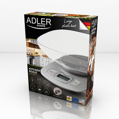 Kuchynská váha s misou Adler AD-3137